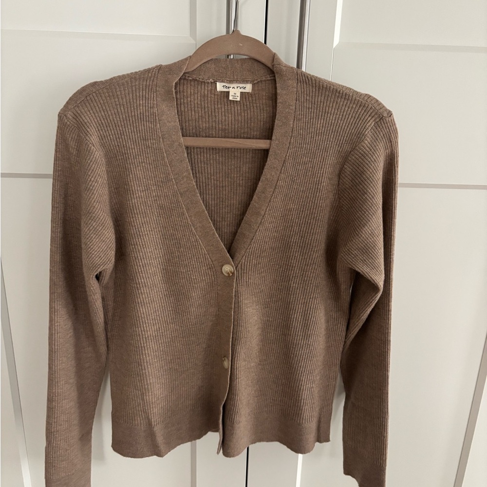 Ribbed Cardigan